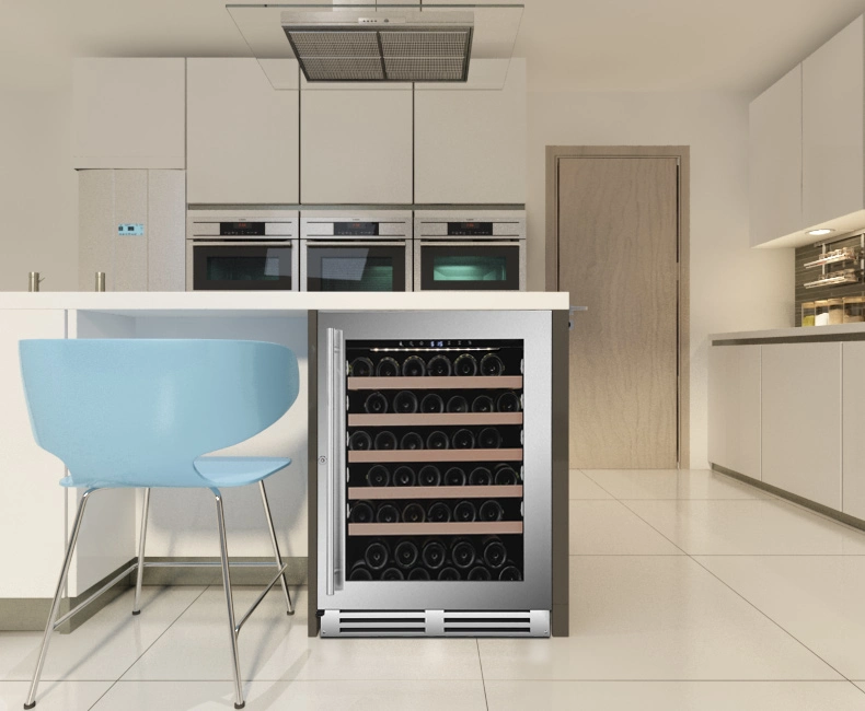 Inverter Wine Fridge Kitchen Built in Wine Cellar and Beverage Fridge