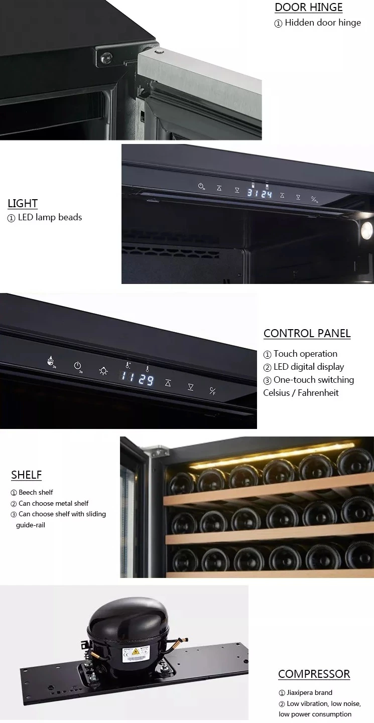 Best-Selling Dual Zone Wine Cooler Cellar Bottle Fridge